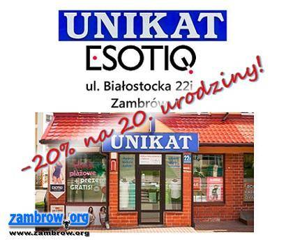 Świętuj z nami 20. urodziny salonu UNIKAT!