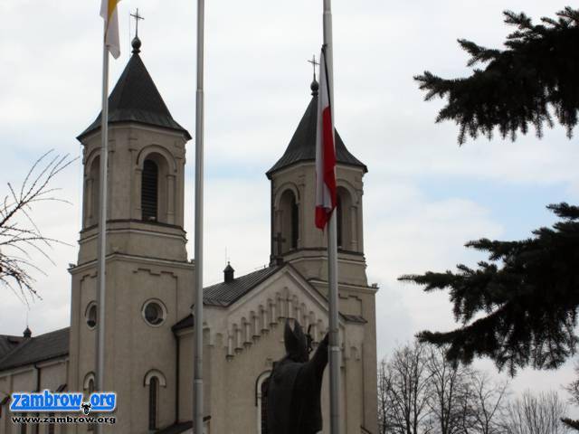 W Zambrowie dziś odbędzie się Marsz Światła w intencji Papieża Jana Pawła II oraz ofiar sobotniej ka