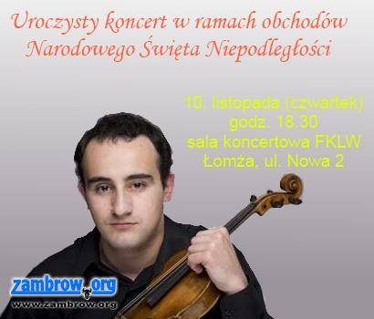 Filharmonia zaprasza na koncert z okazji Święta Niepodległości