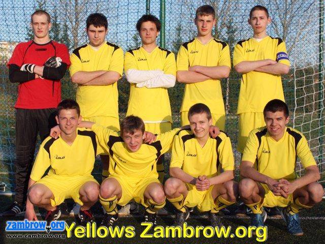 Yellows Zambrow.org na 5 pozycji w lidzie miejskiej po 4 kolejkach 