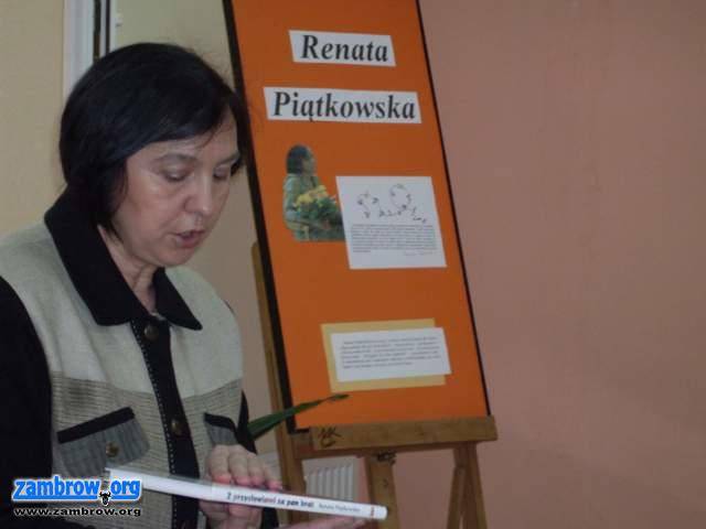 Spotkanie z Renatą Piątkowską 