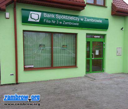 Polski – Bank Spółdzielczy w Zambrowie  związany  z Miastem i Regionem od 1911 roku