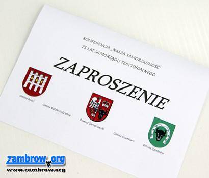 Zaproszenie na uroczystości samorządowe