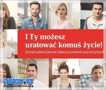 Dzień Dawcy Szpiku w ramach WOŚP w Zambrowie