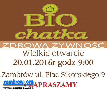 BIOchatka – zdrowa żywność w Zambrowie
