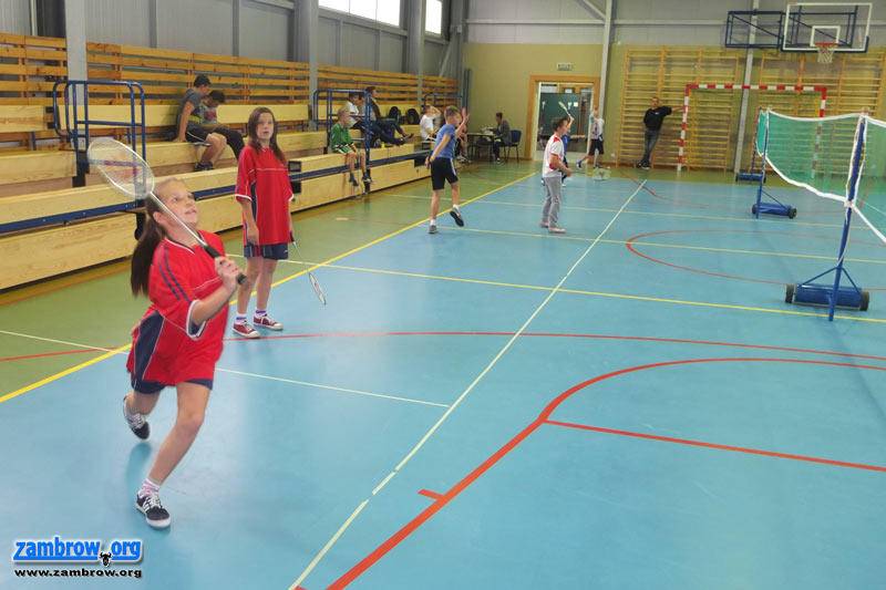 Igrzyska Powiatu Zambrowskiego w badmintonie rozstrzygnięte