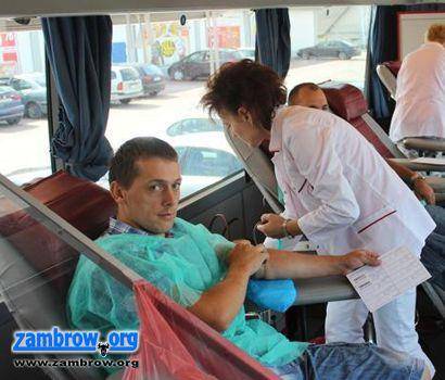 Niemal 30 litrów krwi oddali zambrowianie
