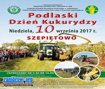 PODR zaprasza na Podlaski Dzień Kukurydzy 