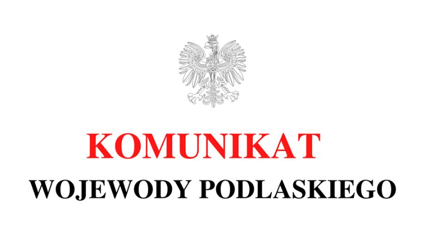 Komunikat wojewody w sprawie imprez masowych