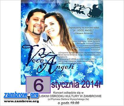 W poniedziałek w Centrum Kultury koncert kolęd Voce Angeli