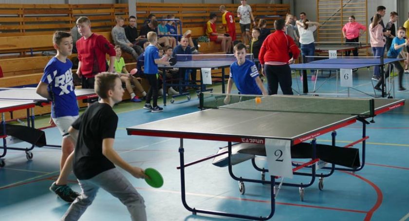 Rywalizowali w tenisie stołowym