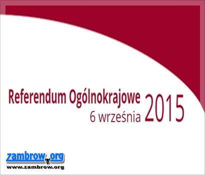 Referendum 2015 - wyniki głosowania w gminach powiatu zambrowskiego