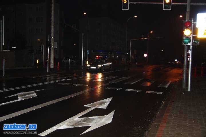 Potrącenie(?) pieszej na przejściu dla pieszych
