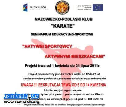 Trwa rekrutacja na seminarium edukacyjno-sportowe