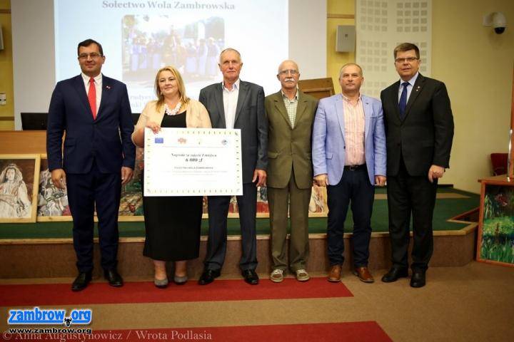 Sołectwo Wola Zambrowska wśród zwycięzców Wojewódzkiej Olimpiady Aktywności Wiejskiej