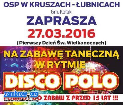 Po 15 latach powracają zabawy w OSP Krusze-Łubnice!
