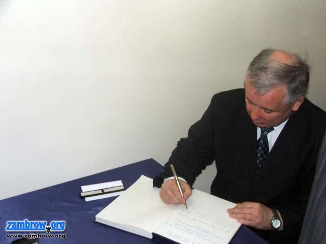 Premier Kaczyński gościł w Zambrowie