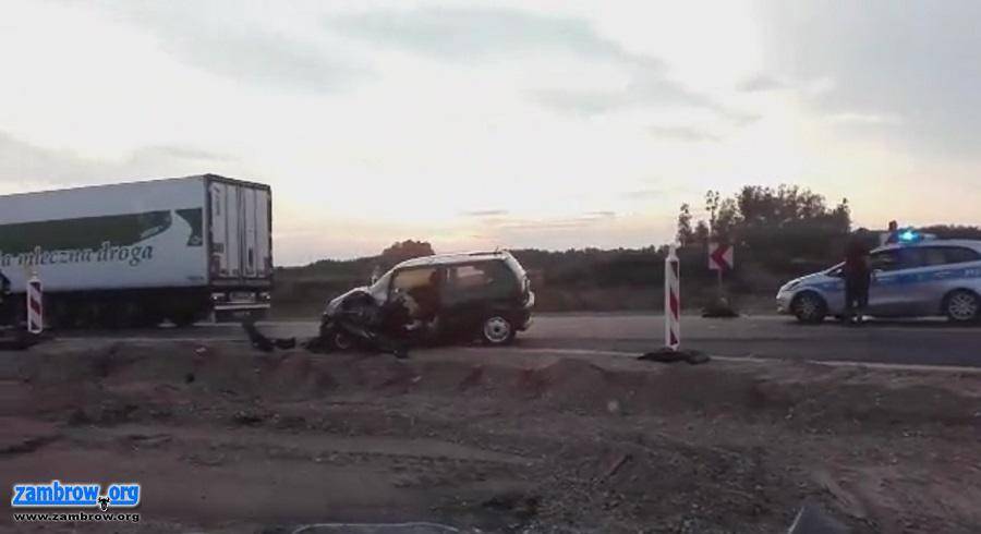 Wypadek na krajowej „ósemce” 