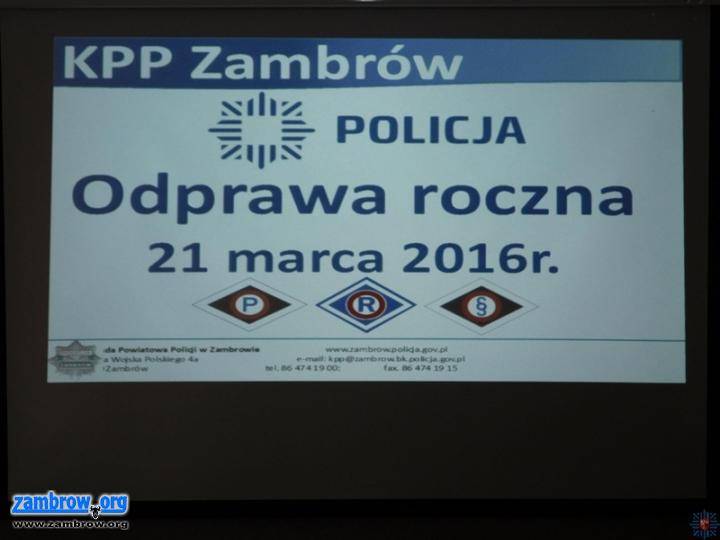 Policjanci podsumowali miniony rok
