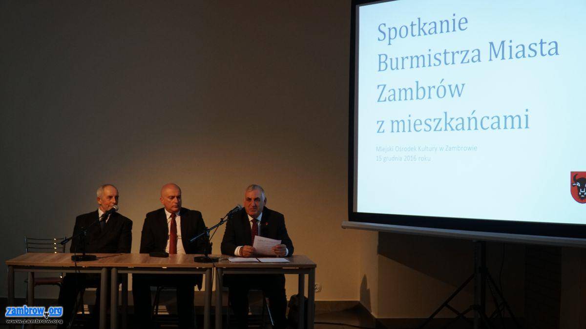 Spotkanie burmistrza z mieszkańcami naszego miasta [foto+video]