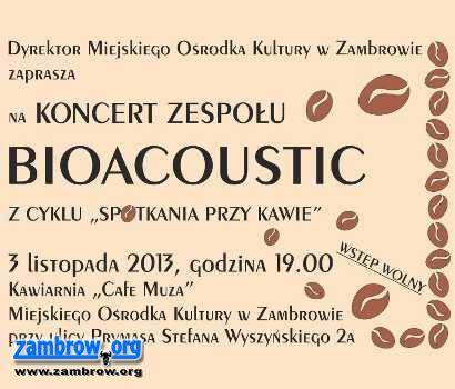 Koncert BIOacustic w Zambrowie - KONCERT ODWOŁANY 