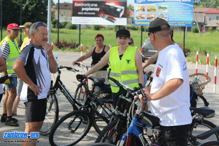 Rowerzyści z Zambrowa odwiedzili Rybno