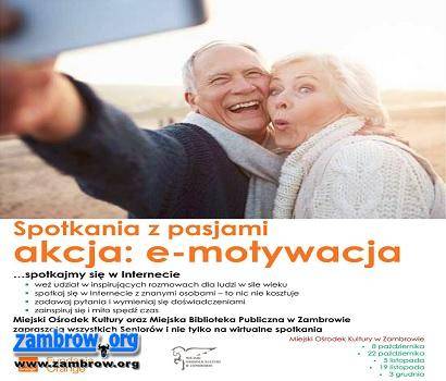 Wirtualne spotkania z pasjami ponownie w Zambrowie 