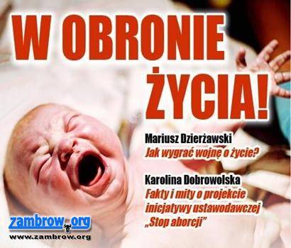 „W obronie życia!”