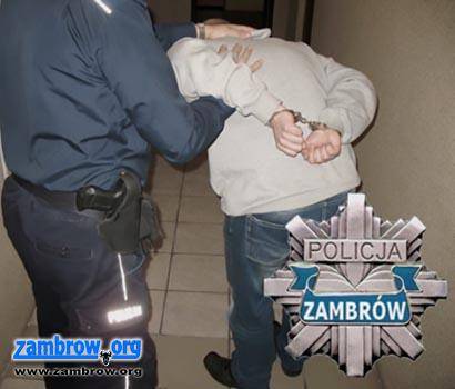 Złodziej w kościele w Zambrowie