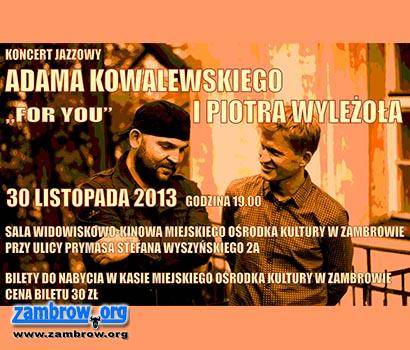 Zapraszamy na koncert jazzowy do Centrum Kultury