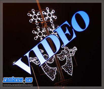 Świąteczna iluminacja rozświetla Zambrów [video]
