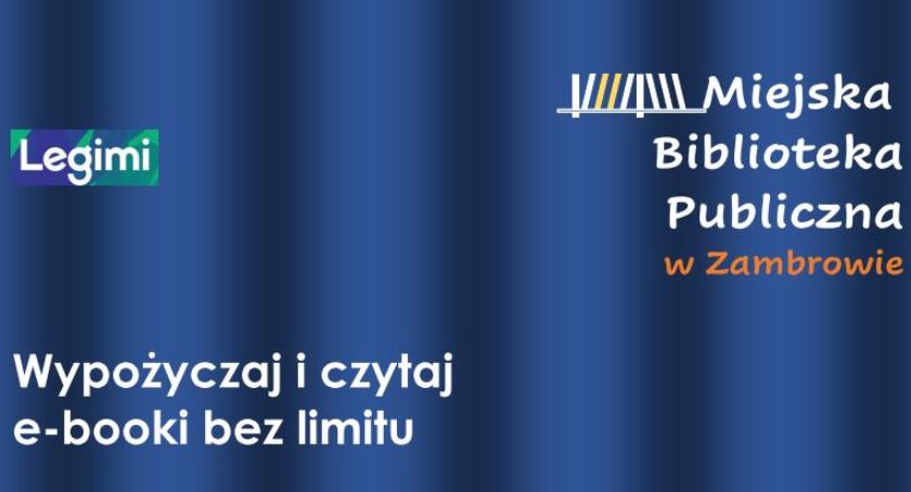 Zambrowska biblioteka oferuje czytelnikom darmowy dostęp do tysięcy e-booków i audiobooków Legimi