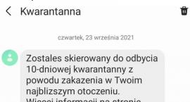 Uwaga na fałszywe wiadomości SMS dotyczące kwarantanny!