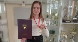 Paulina Zaremba laureatką Ogólnopolskiej Olimpiady Promocji  Zdrowego Trybu Życia