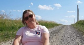 Mieszkanka Zambrowa na Onkomarszu Granicami Polski [FOTO]