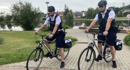 Patrole rowerowe od dzisiaj w Zambrowie [FOTO]