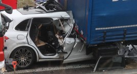 Tragiczny wypadek na S8. Nie żyje Tomasz Jakacki - prezes PSL w powiecie łomżyńskim [FOTO]