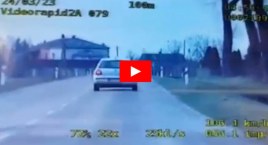 Stracił prawo jazdy za zbyt szybką jazdę [VIDEO]