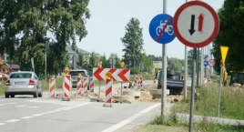Jest odpowiedź w sprawie zmiany organizacji ruchu przy budowie ronda na ul. Białostockiej