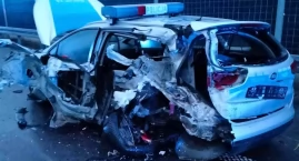 Wypadek na S8. Policjanci przetransportowani do szpitala - AKTUALIZACJA [FOTO]