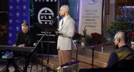 Józef Pawłowski i muzycy Orkiestry Ludwika Sarskiego wystąpili w zambrowskiej 