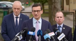 Były premier Mateusz Morawiecki zabrał głos w sprawie uchodźców w Czerwonym Borze [FOTO+VIDEO]
