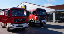 Pożar w sklepie Lidl w Zambrowie [FOTO]