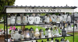 Na cmentarzach w Zambrowie można wymieniać znicze! […