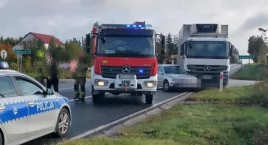 Dwie osoby w szpitalu po zderzeniu ciężarówki i osob…