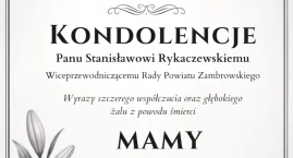 Kondolencje Panu Stanisławowi Rykaczewskiemu składa &hellip;