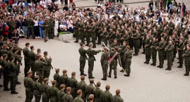 Przysięga wojskowa zakończyła pierwszy turnus Wakacji z WOT w województwie  podlaskim [FOTO]