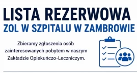 Ruszyły zgłoszenia do Zakładu Opiekuńczo-Leczniczego&hellip;