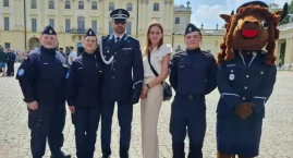 Uczniowie z ZSA na Wojewódzkich Obchodach Święta Policji. Byli jedyną reprezentacją klas mundurowych [FOTO]