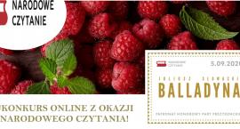 Biblioteka oraz MOK zapraszają do udziału w malinowym konkursie z okazji Narodowego Czytania 